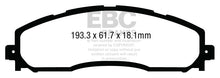 Load image into Gallery viewer, EBC 13+ Ford F250 (inc Super Duty) 6.2 (2WD) Greenstuff Rear Brake Pads Brake Pads - Performance EBC