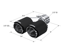 Load image into Gallery viewer, MBRP Universal Carbon Fiber Dual Tip 3.5in OD/2.5in Inlet Tips MBRP
