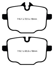 Load image into Gallery viewer, EBC 10+ BMW 535i 3.0 Turbo (F10) Greenstuff Rear Brake Pads Brake Pads - Performance EBC