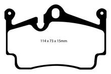 Load image into Gallery viewer, EBC 04-08 Porsche Boxster (Cast Iron Rotors only) 2.7 Redstuff Rear Brake Pads Brake Pads - Performance EBC