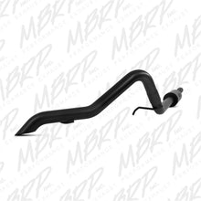Load image into Gallery viewer, MBRP 12 Jeep Wrangler/Rubicon 3.6L V6 Cat Back Single Rear Exit Off-Road Black Exhaust Catback MBRP