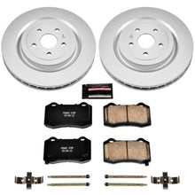 Load image into Gallery viewer, Power Stop 09-15 Cadillac CTS Rear Z17 Evolution Geomet Coated Brake Kit Brake Kits - Performance Blank PowerStop