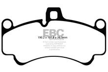 Load image into Gallery viewer, EBC 01-03 Porsche 911 (996) (Cast Iron Rotor only) 3.6 Twin Turbo GT2 Redstuff Front Brake Pads Brake Pads - Performance EBC