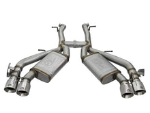 Load image into Gallery viewer, aFe MACHForce XP 3in 304 SS Axle-Back Dual Exhaust (NPP) w/ Polished Tips 16-17 Camro SS V8-6.2L Axle Back aFe