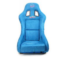 Load image into Gallery viewer, NRG FRP Bucket Seat ULTRA Edition - Medium (Blue Alcantara/Pearlized Back) Race Seats NRG