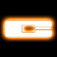 Load image into Gallery viewer, ORACLE Lighting Universal Illuminated LED Letter Badges - Matte Wht Surface Finish - C SEE WARRANTY Light Accessories and Wiring ORACLE Lighting
