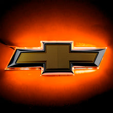 Load image into Gallery viewer, Oracle 14-15 Chevrolet Camaro Illuminated Bowtie - Dual Intensity - Amber SEE WARRANTY Light Accessories and Wiring ORACLE Lighting