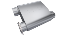 Load image into Gallery viewer, QTP 3in Weld-On Reverse 304SS Screamer Muffler Short Case w/Bolt-On QTEC Electric Cutout Muffler QTP