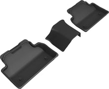 Load image into Gallery viewer, 3D MAXpider 18-20 Jaguar E-Pace Kagu 2nd Row Floormats - Black Floor Mats - Rubber 3D MAXpider