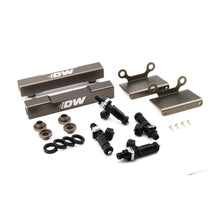 Load image into Gallery viewer, DeatschWerks 04-06 Subaru STI/LGT Side Feed to Top Feed Fuel Rail Conv Kit w/ 1200cc Injectors Fuel Rails DeatschWerks