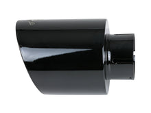Load image into Gallery viewer, aFe Takeda 409 SS Clamp-On Exhaust Tip 2.5in. Inlet / 4.5in. Outlet / 7in. L - Black Tips aFe