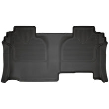 Load image into Gallery viewer, Husky Liners 20-24 Chevrolet Silverado 2500/3500HD DC WeatherBeater 2nd Seat Black Floor Liners Floor Mats - Rubber Husky Liners