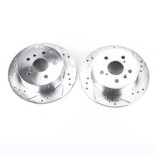 Load image into Gallery viewer, Power Stop 07-12 Lexus ES350 Rear Evolution Drilled & Slotted Rotors - Pair Brake Rotors - Slot & Drilled PowerStop