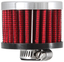 Load image into Gallery viewer, K&N Clamp On Rubber Base Crankcase Vent Filter 0.375in Flange ID x 2in OD x 1.5in Height Air Filters - Universal Fit K&N Engineering