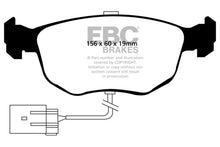 Load image into Gallery viewer, EBC 98-99 Ford Contour 2.5 SVT Ultimax2 Front Brake Pads Brake Pads - OE EBC