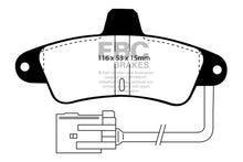 Load image into Gallery viewer, EBC 95-00 Ford Contour 2.0 Greenstuff Rear Brake Pads Brake Pads - Performance EBC
