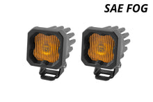 Load image into Gallery viewer, Diode Dynamics Stage Series C1 LED Pod - Yellow SAE Fog Standard ABL (Pair) Light Accessories and Wiring Diode Dynamics