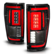 Load image into Gallery viewer, ANZO 21-23 Ford F-150 LED Taillights Seq. Signal w/BLIS Cover - Black Housing Tail Lights ANZO