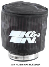 Load image into Gallery viewer, K&N Black DryCharger Round Straight Air Filter Wrap 4.5in ID x 4in H Pre-Filters K&N Engineering