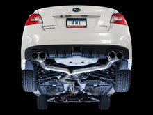 Load image into Gallery viewer, AWE Tuning Subaru WRX/STI VA/GV Sedan Track Edition Exhaust - Chrome Silver Tips (102mm) Catback AWE Tuning
