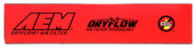 Load image into Gallery viewer, AEM 2015 Ford Mustang 2.3L/3.7L/5.0L Dryflow Air Filter Air Filters - Drop In AEM Induction