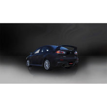Load image into Gallery viewer, Corsa 2008-2015 Mitsubishi Lancer Evolution X Sedan 2.0L Black Sport Dual Rear Cat-Back Exhaust Catback CORSA Performance