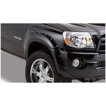 Load image into Gallery viewer, Bushwacker 05-11 Toyota Tacoma Fleetside Pocket Style Flares 4pc 73.5in Bed - Black Fender Flares Bushwacker