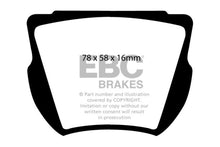 Load image into Gallery viewer, EBC 59-64 Daimler SP250 2.5 Greenstuff Front Brake Pads Brake Pads - Performance EBC