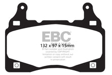 Load image into Gallery viewer, EBC 11-15 Chevrolet Camaro (5th Gen) 6.2 Yellowstuff Front Brake Pads Brake Pads - Performance EBC