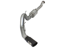 Load image into Gallery viewer, aFe Atlas Exhausts 4in Cat-Back Aluminized Steel Exhaust Sys 2015 Ford F-150 V6 3.5L (tt) Black Tip Catback aFe