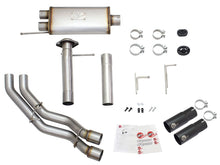 Load image into Gallery viewer, aFe Rebel Exhausts 3in SS Cat-Back 09-14 Ford F-150 4.6/5.0/5.4L w/ Black Tips Catback aFe