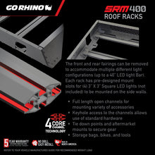Load image into Gallery viewer, Go Rhino SRM 400 Roof Rack - 68in Roof Baskets Go Rhino