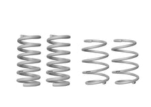 Load image into Gallery viewer, Whiteline 15-20 Ford Mustang Lowered Front & Rear Coil Springs Spring Insulators Whiteline
