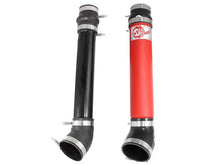 Load image into Gallery viewer, aFe Bladerunner Intercooler Tube Cold Side 3.5in 94-02 Dodge Trucks 5.9L - Red Intercoolers aFe