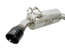Load image into Gallery viewer, aFe Takeda 3in. to 2.5in. 304 SS C/B Exhaust 08-15 Mitsubishi Lancer EVO I4-2.0L (t) - Black Tips Catback aFe