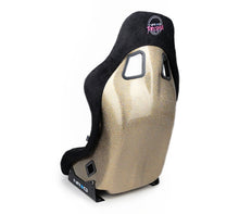 Load image into Gallery viewer, NRG FRP Bucket Seat ULTRA Edition - Medium (Black Alcantara/Gold Glitter Back) Race Seats NRG