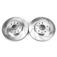 Load image into Gallery viewer, Power Stop 07-12 Mazda CX-7 Front Evolution Drilled & Slotted Rotors - Pair Brake Rotors - Slot & Drilled PowerStop