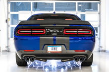 Load image into Gallery viewer, AWE Tuning 2017+ Dodge Challenger 5.7L Track Edition Exhaust - Chrome Silver Quad Tips Catback AWE Tuning