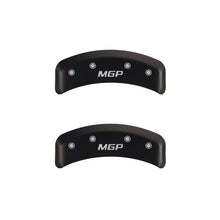 Load image into Gallery viewer, MGP 4 Caliper Covers Engraved Front & Rear MGP Red finish silver ch Caliper Covers MGP