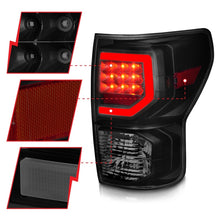 Load image into Gallery viewer, Anzo 07-11 Toyota Tundra Full LED Tailights Black Housing Smoke Lens G2 (w/C Light Bars) Tail Lights ANZO