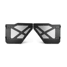 Load image into Gallery viewer, DV8 18-22 Jeep 4 Door JL/JT Aluminum Half Doors with Perforated Mesh Rear Doors DV8 Offroad