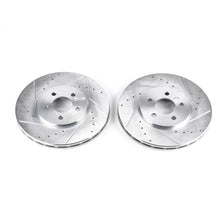 Load image into Gallery viewer, Power Stop 95-00 Chrysler Cirrus Front Evolution Drilled & Slotted Rotors - Pair Brake Rotors - Slot & Drilled PowerStop