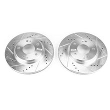 Load image into Gallery viewer, Power Stop 17-19 Hyundai Ioniq Front Evolution Drilled & Slotted Rotors - Pair Brake Rotors - Slot & Drilled PowerStop