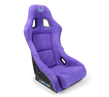 Load image into Gallery viewer, NRG FRP Bucket Seat PRISMA Edition w/ Pearlized Back Purple Alcantara - Medium Race Seats NRG