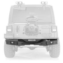 Load image into Gallery viewer, Go Rhino 07-18 Jeep Wrangler JK/JKU Rockline Rear Full Width Bumper Bumpers - Steel Go Rhino