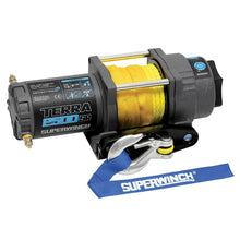 Load image into Gallery viewer, Superwinch 2500 LBS 12V DC 3/16in x 40ft Synthetic Rope Terra 2500SR Winch - Gray Wrinkle Winches Superwinch