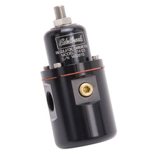 Load image into Gallery viewer, Edelbrock Fuel Pressure Regulator Carbureted 160 GPH 5-10 PSI 3/8In In/Out Returnless Black Fuel Pressure Regulators Edelbrock