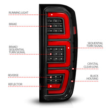 Load image into Gallery viewer, Anzo 19-23 GMC Sierra 1500/2500HD/3500HD Black Replacement Full LED Bar Tail Light Light Tailgate Bar ANZO