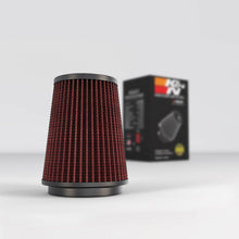 Load image into Gallery viewer, K&N Universal Rubber Filter 3 1/2 inch FLG / 4 5/8 inch Base / 3-1/2 inch Top / 5 1/2 inch Height Air Filters - Universal Fit K&N Engineering