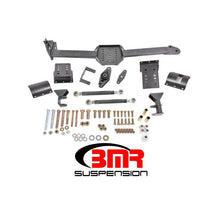 Load image into Gallery viewer, BMR 05-14 S197 Mustang Body Mount Watts Link Rod End/Poly w/ Adj. Axle Clamps - Black Hammertone Diff Braces BMR Suspension